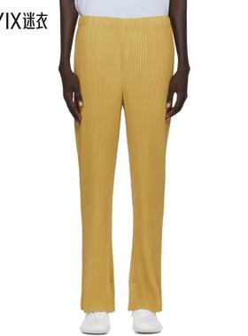 Homme Plissé Issey Miyake三宅一生 男款黄色 Monthly Color Ju