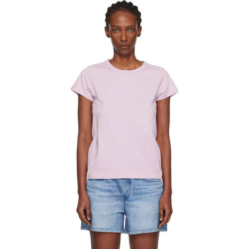 Rag  Bone 瑞格布恩 女士 T恤 紫色 The Slub