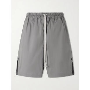 Owens 短裤 瑞克·欧文斯 SS26 直筒弹力棉质府绸 男士 Rick