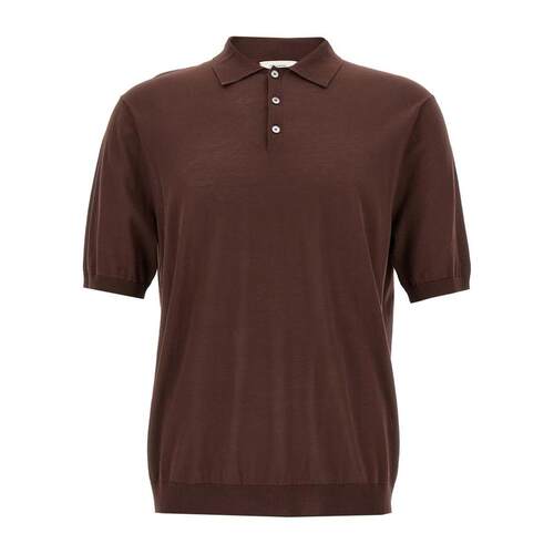 Ballantyne 男士 SS25 POLO衫 扣環細節短袖 Polo 衫