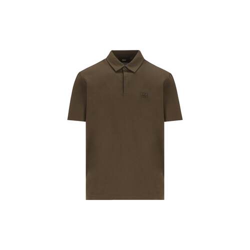C.P. Company 男士 SS25 POLO衫 徽标拼缀Polo衫