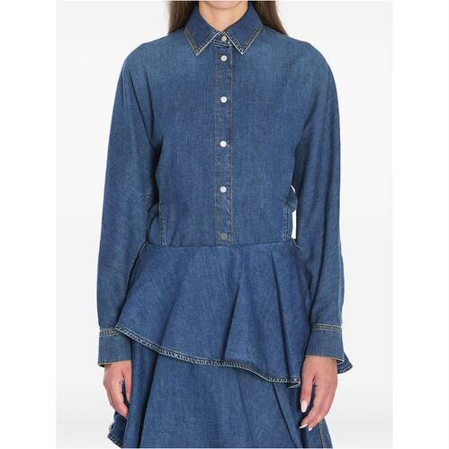 Alaïa 阿莱亚 女士 FW25 衬衫 Alaïa 圆形牛仔