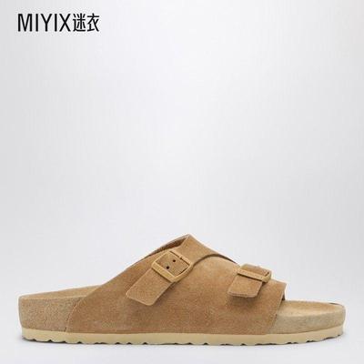 Birkenstock勃肯 男款ZüRICH EXQUISITE COLOURED 凉拖奶油色绒