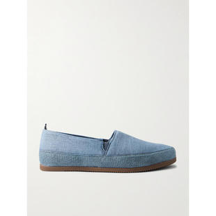 MULO 男士 FW25 麻编鞋 Garment-Dyed 帆布面凉鞋