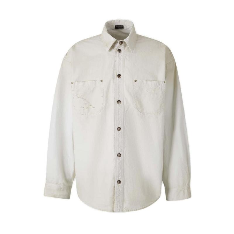 Balenciaga 男士 SS25 衬衫 WORKWEAR外套式衬衫