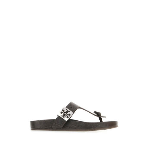Tory Burch 汤丽柏琦 女士 FW25 穆勒鞋 Mellow 深褐官网直邮进口