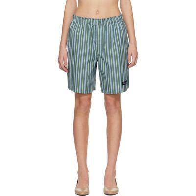 HommeGirls 女士 短裤 绿色 Long