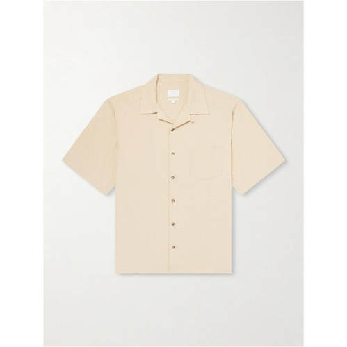 A.P.C. 男士 SS26 衬衫 Jude Camp-Collar 有机棉麻混纺