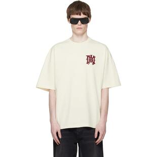 Amiri 埃米尔 男士 T恤 白色 Amiri Hollywood Oversized