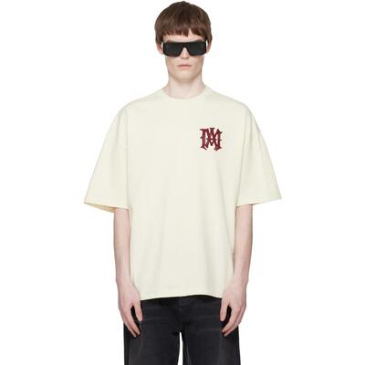 Amiri 埃米尔 男士 T恤 白色 Amiri Hollywood Oversized