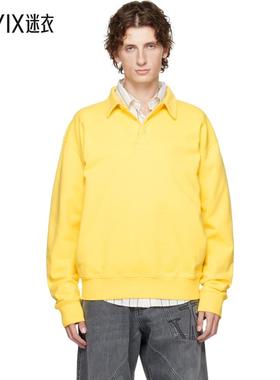 J.W. Anderson 男款黄色 Rugby Polo 衫 迷衣时尚
