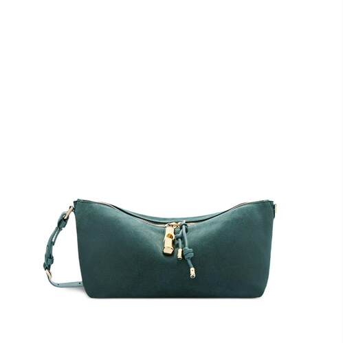 Furla 芙拉 女士 FW26 手提包 TONI 绿色绒面革小牛皮包包