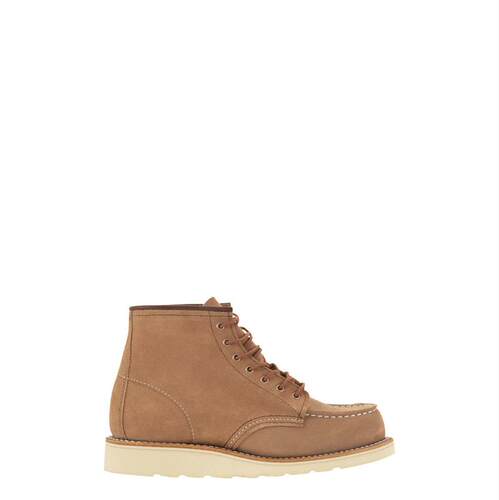 Red Wing Shoes 红翼 女士 SS24 短靴 经典款莫卡辛绒面革脚踝靴