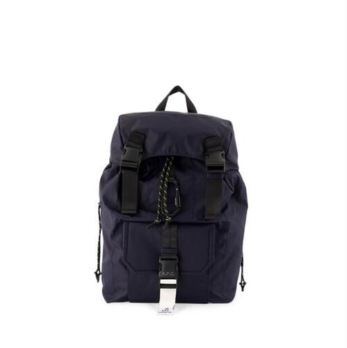 A.P.C. 男士 FW26 双肩包 POLYAMIDE TREK 2.0 海军蓝背包