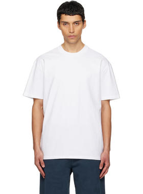 SKIMS 男士 T恤 白色 Heavyweight Cotton Relaxed