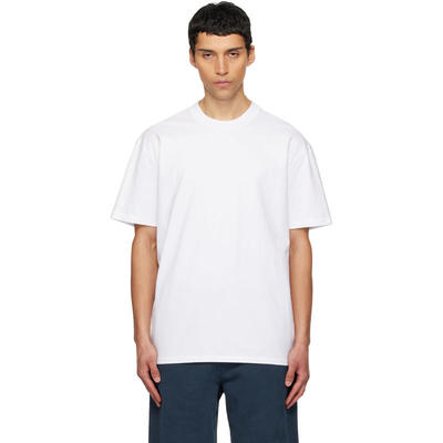 SKIMS 男士 T恤 白色 Heavyweight Cotton Relaxed