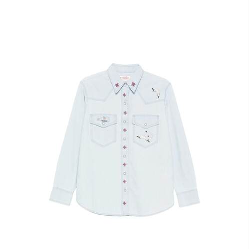 Filson 女士 SS26 衬衫 W`S 刺绣西部风格