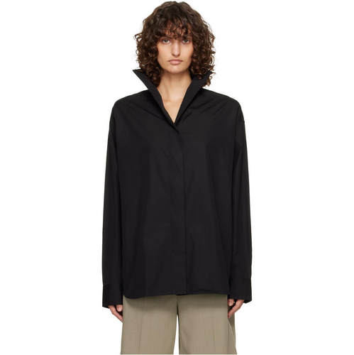 Totême 女士 衬衫 黑色 Sharp Poplin
