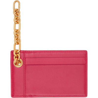 Balmain 女士 卡包 粉色 Pulse Lambskin Leather 卡包