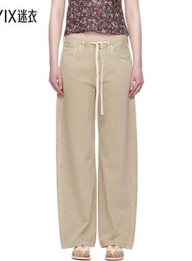 Citizens of Humanity 女款驼色 Brynn Drawstring 牛仔裤 迷衣时