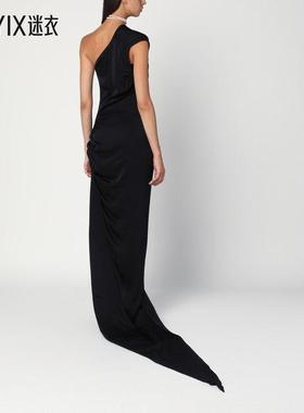 【秋季新品】Vivienne Westwood西太后 女款ANDREAS 长款黑色连衣