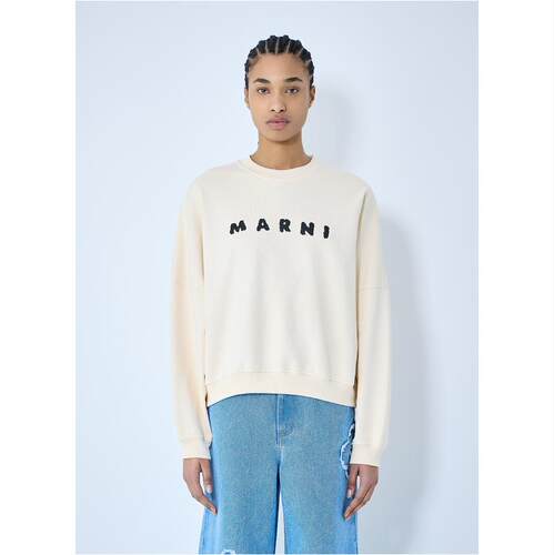 Marni 玛尼 女士 FW25 卫衣 徽标印花运动衫