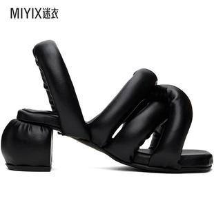 迷衣時尚 Yume 涼鞋 Sausage 女 黑色