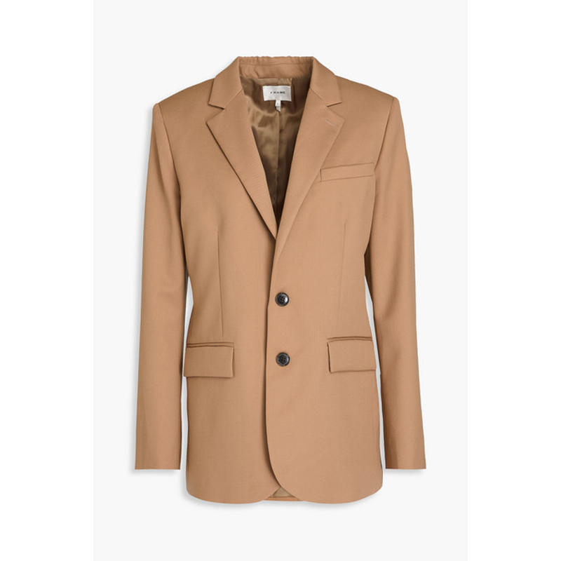 FRAME 女士 夹克 羊毛混纺斜纹布西装外套