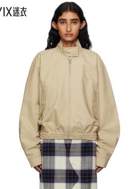Pushbutton 女款米色立领夹克 迷衣时尚