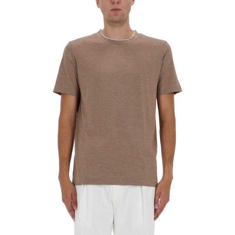 Hugo Boss 男士 FW25 上衣 Boss 圓領短袖T卹