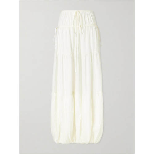 CO-collections 女士 SS26 超长裙 bubble 褶皱绉纱长款半身裙
