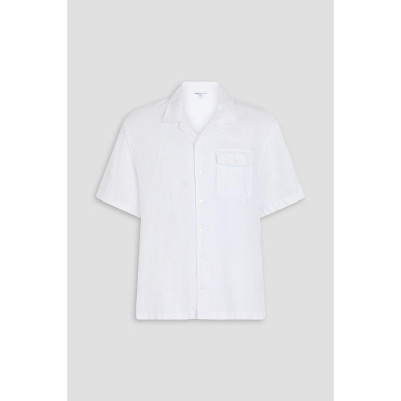 James Perse 男士 衬衫 亚麻衬衫