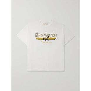 Cherry Los Angeles 男士 衬衫 Coast to Coast 印花棉针织T恤