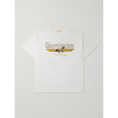 Cherry Los Angeles 男士 衬衫 Coast to Coast 印花棉针织T恤