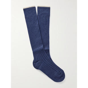 袜子 Brunello 男士 布鲁内洛·库奇内利 罗纹羊绒 Cucinelli