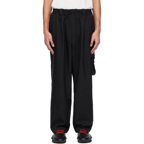 Y-3 男士 SS26 运动长裤 黑色 Sport Uniform 工装裤