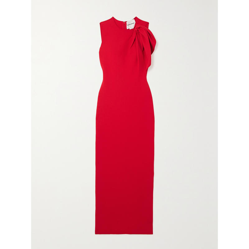 Roland Mouret 女士 中长连衣裙 女士打结弹性针织长款连衣裙