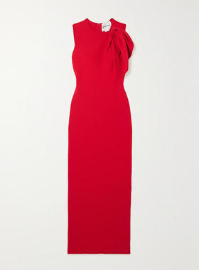 Roland Mouret 女士 中长连衣裙 女士打结弹性针织长款连衣裙