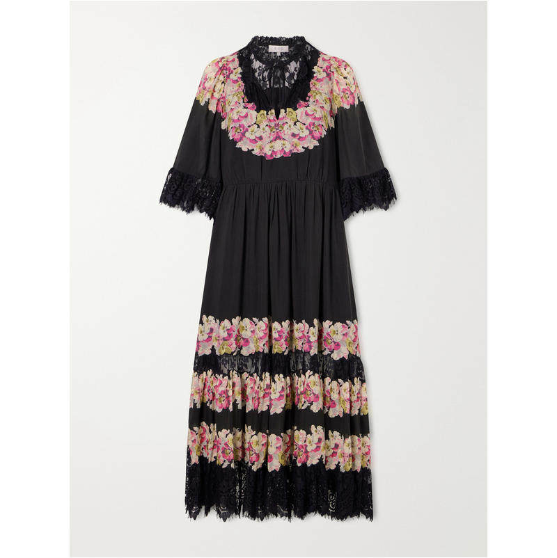 Sea NY 海洋 女士 FW26 中长连衣裙 Persephone 印花棉混纺