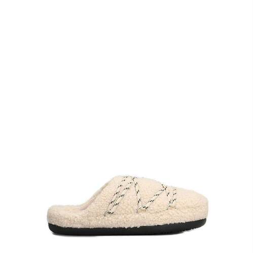 Moon Boot 月亮靴 女士 SS26 居家鞋 TEDDY SLIPPER BEIGE