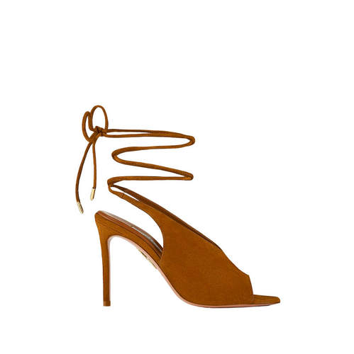 Aquazzura 女士 SS26 凉鞋 高跟绒面革