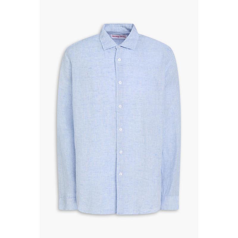 Orlebar Brown 男士 衬衫 Giles 亚麻衬衫