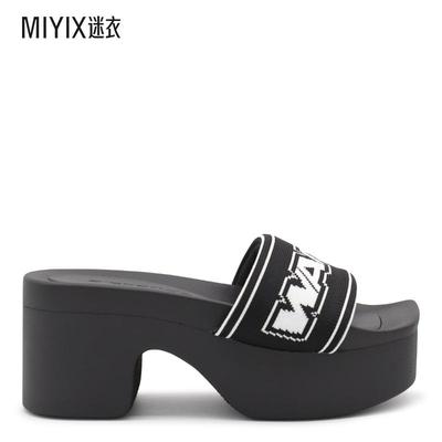【早秋新品】Alexander Wang亚历山大王 女款厚底凉鞋 迷衣时尚