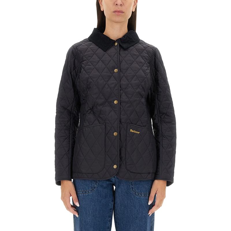 Barbour 女士 FW25 夹克 徽标绗缝夹克