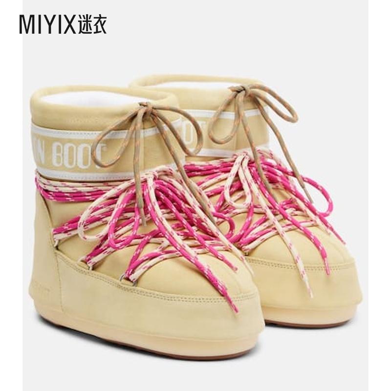 Moon Boot 女款Icon 绒面革短靴 迷衣时尚