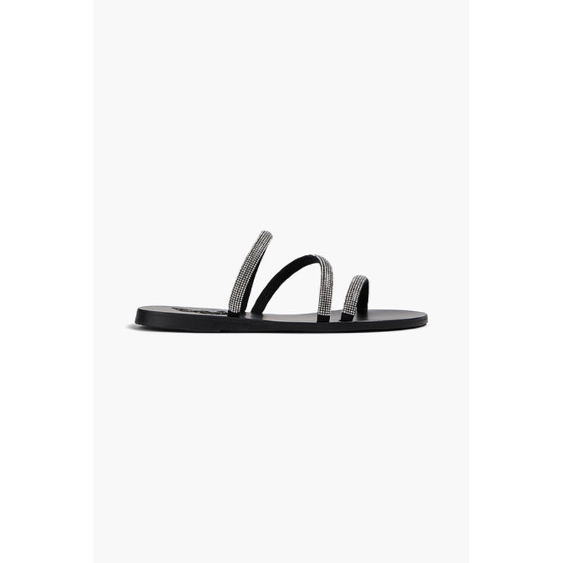 Ancient Greek Sandals 女士 凉拖 Polytimi 水晶装饰皮质凉鞋