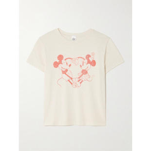 26春新品 T恤 Disney 款 女士 经典 印花棉针织T恤 DONE