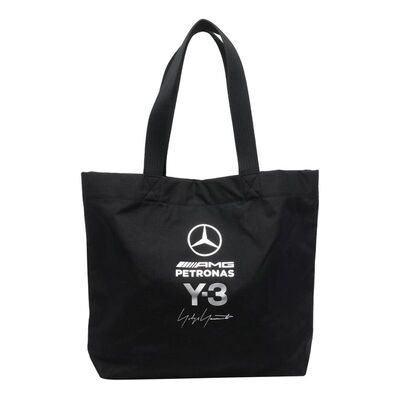 Y-3 男士 SS26 托特包 AMG Petronas 标志手提袋