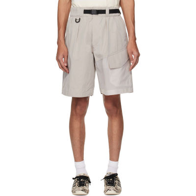 Y-3 男士 SS26 短裤 驼色 UT Wideleg 工装