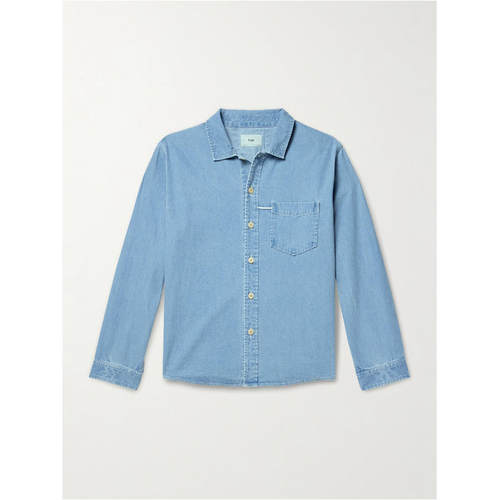 Folk 男士 FW26 衬衫 Loop Cord-Trimmed 牛仔布